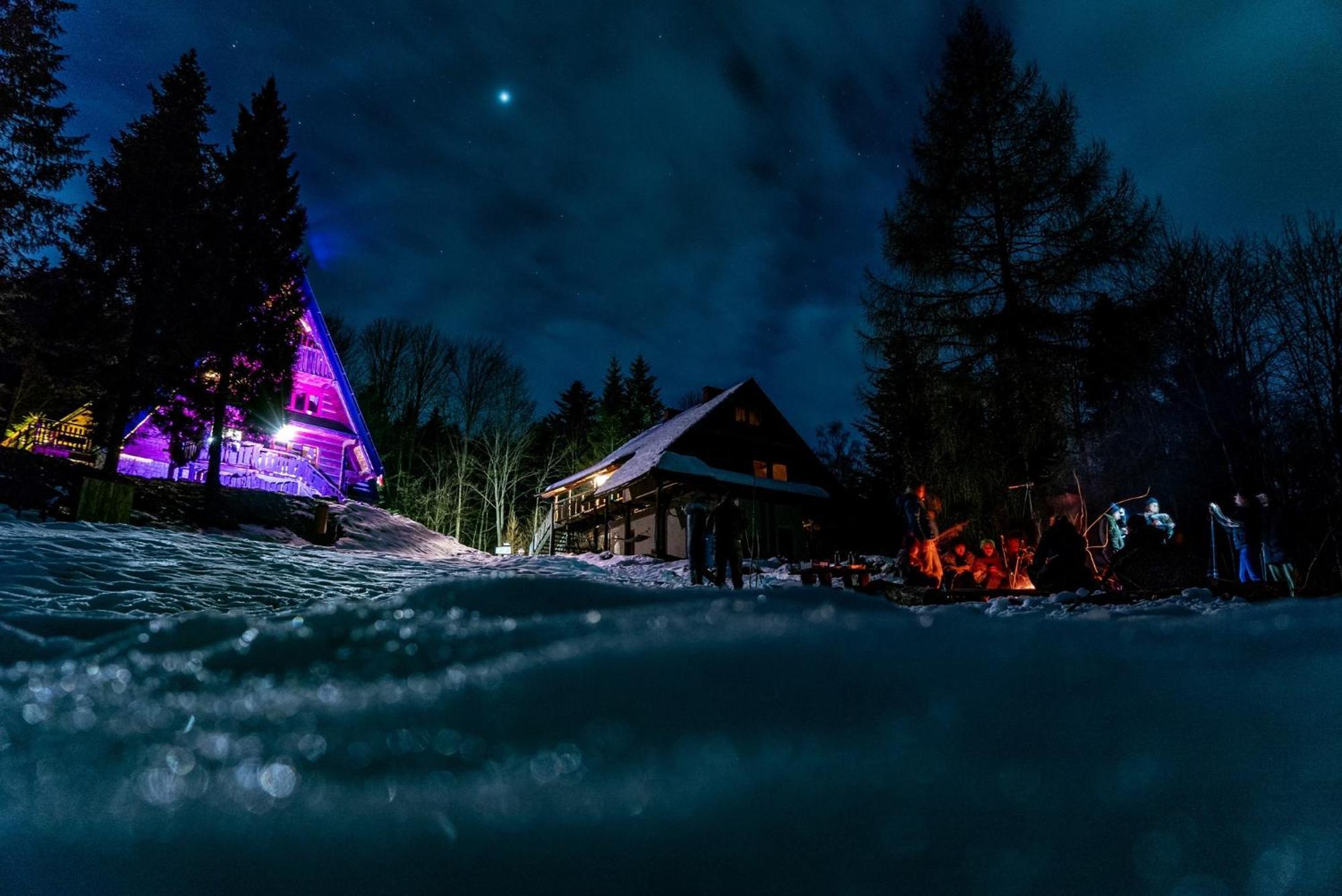 Bacowka Pttk Pod Honem - Schronisko Gorskie Hostel Cisna Kültér fotó